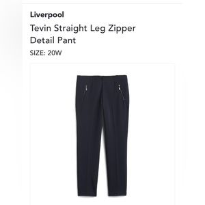 Straight leg Navy Pant